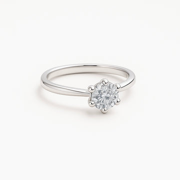 Eternal Solitaire Adjustable Ring