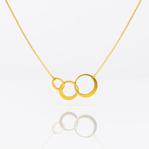 Trio Circle Necklace