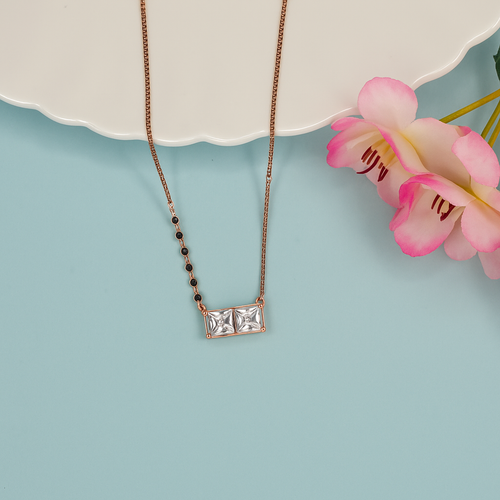Dazzling Duo Rose Gold Mangalsutra