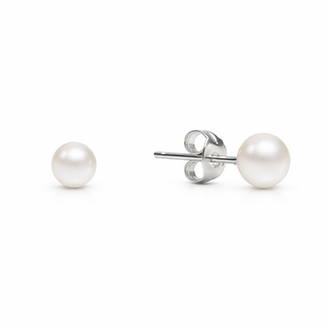 Single pearl earrings Small