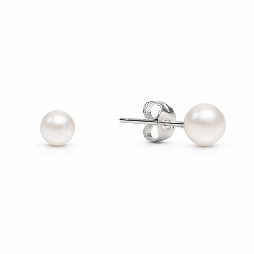 Single pearl earrings Small