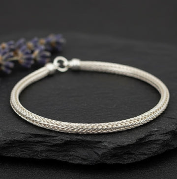 Classic Silver Cord Bracelet
